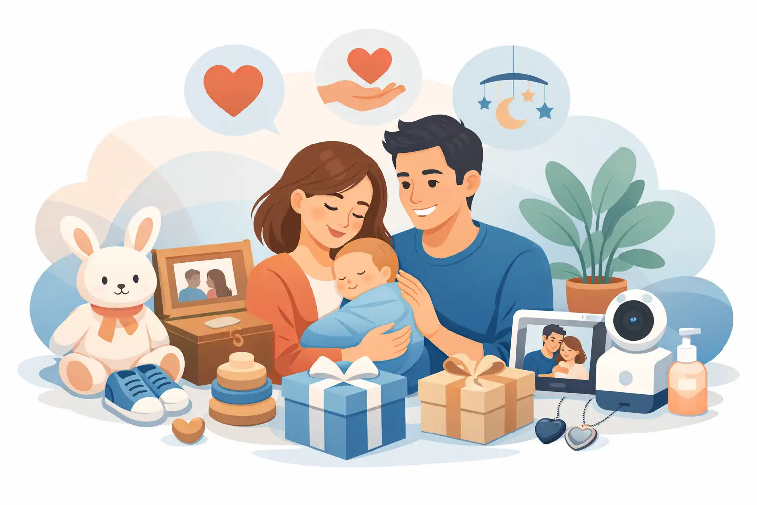 Blijvende cadeaus voor jonge ouders kiezen