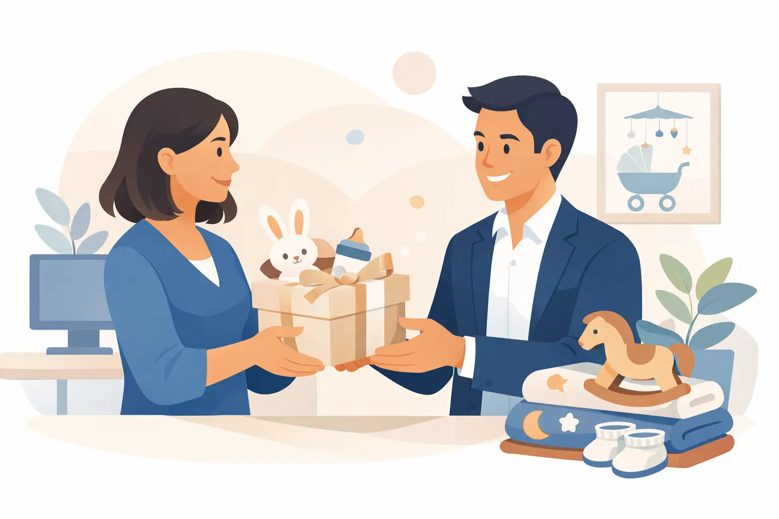 Een persoonlijk kraamcadeau voor je collega geven