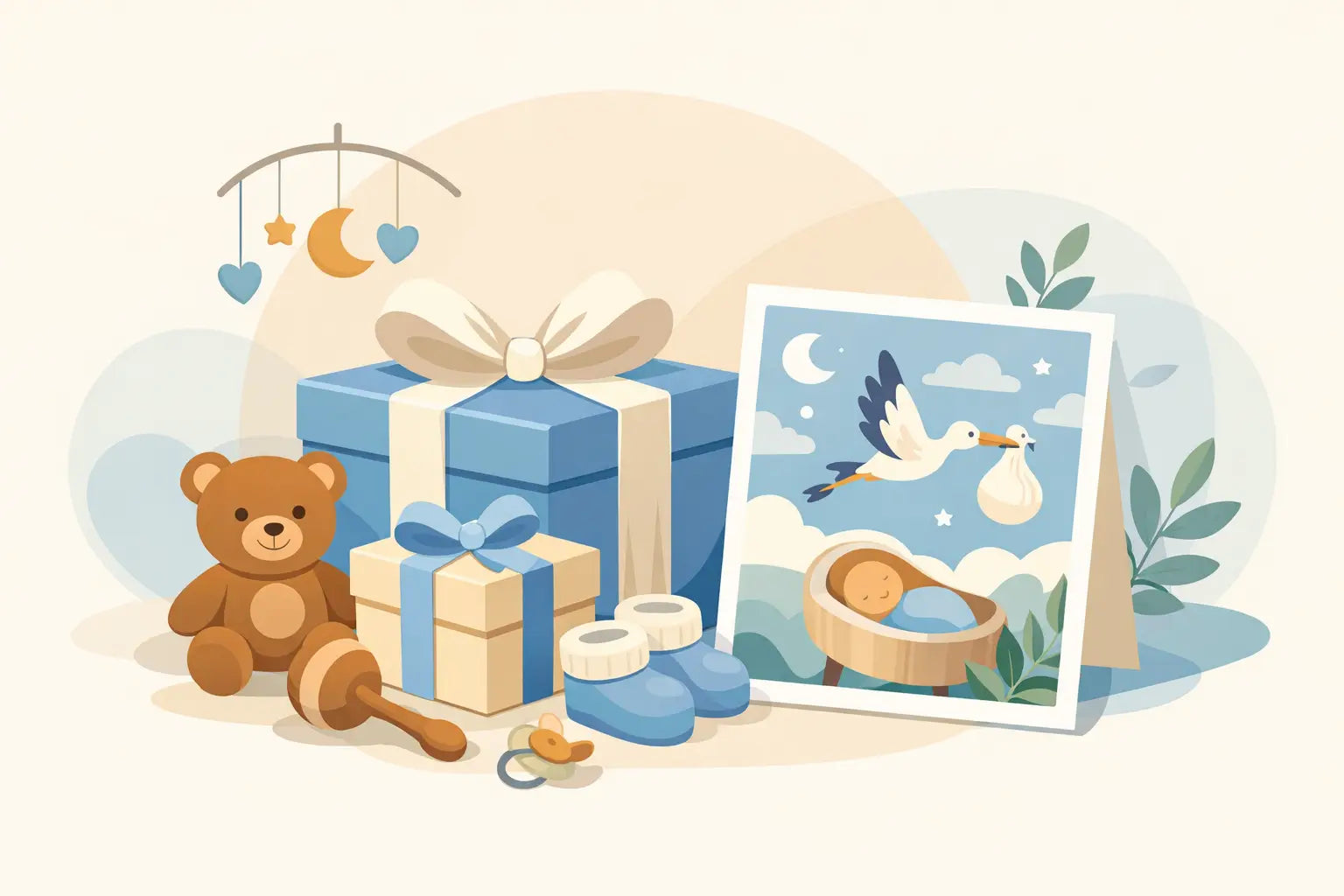 Babycadeau met geboortekaartje kiezen