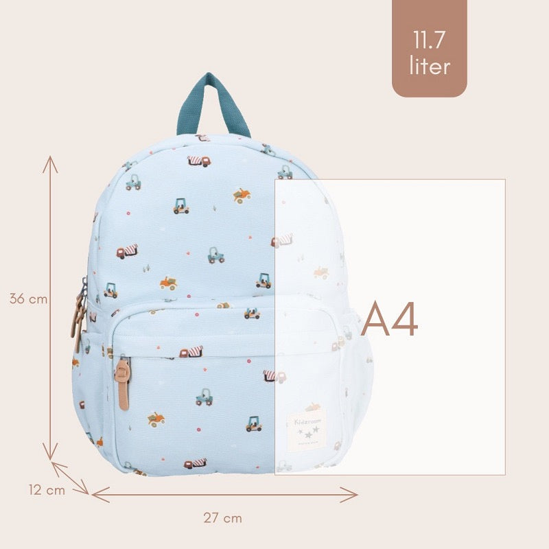 Kinder rugtas auto | Met naam