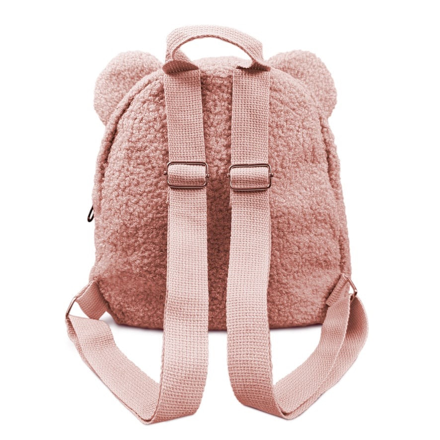 Teddy kinderrugzak roze - Met naam