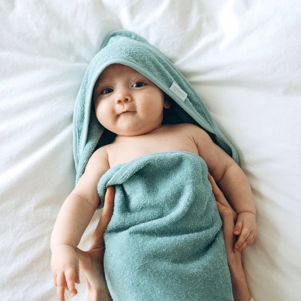 Badcape Beige | met naam