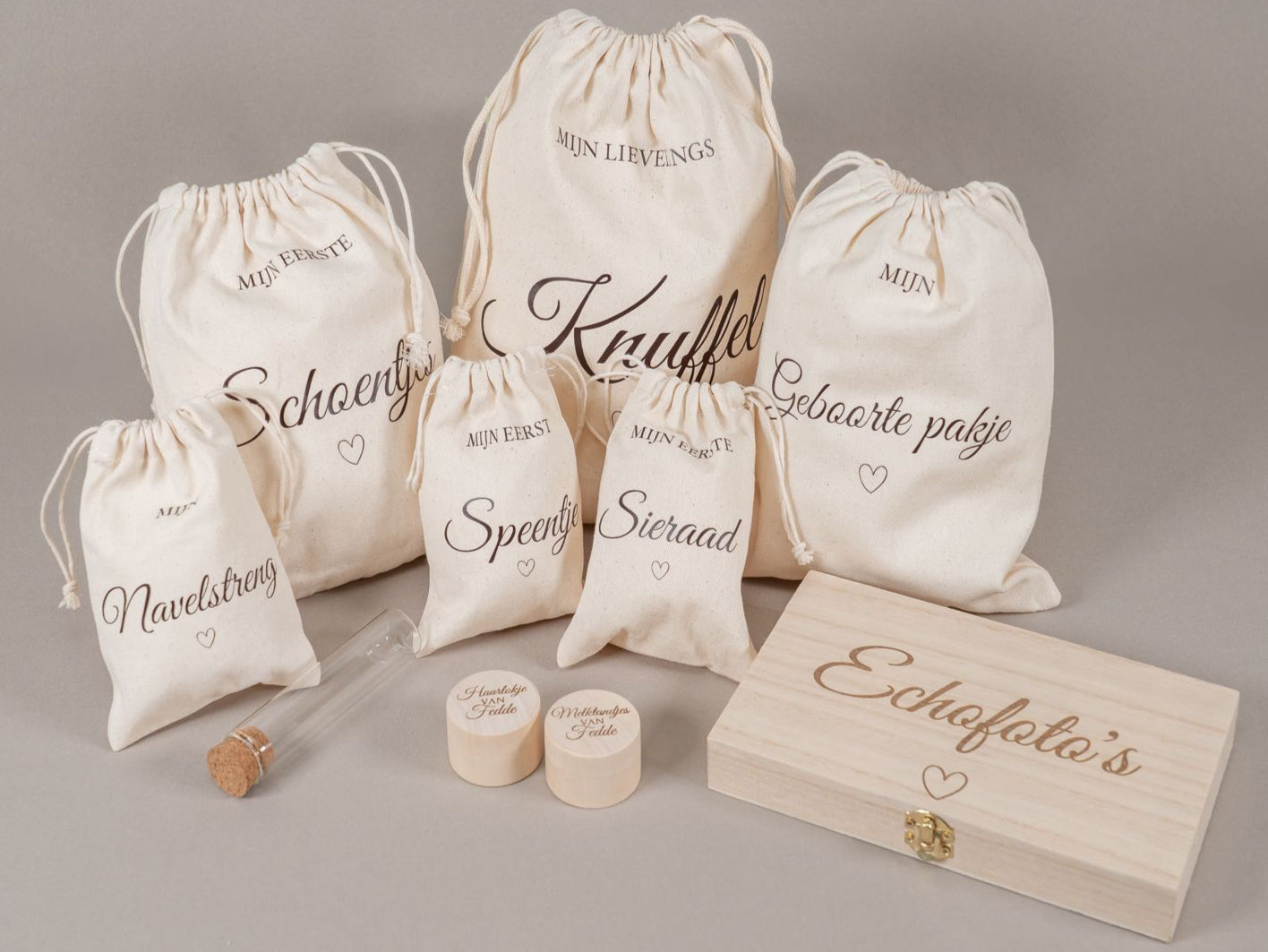 Bewaarzakjes, memorybox