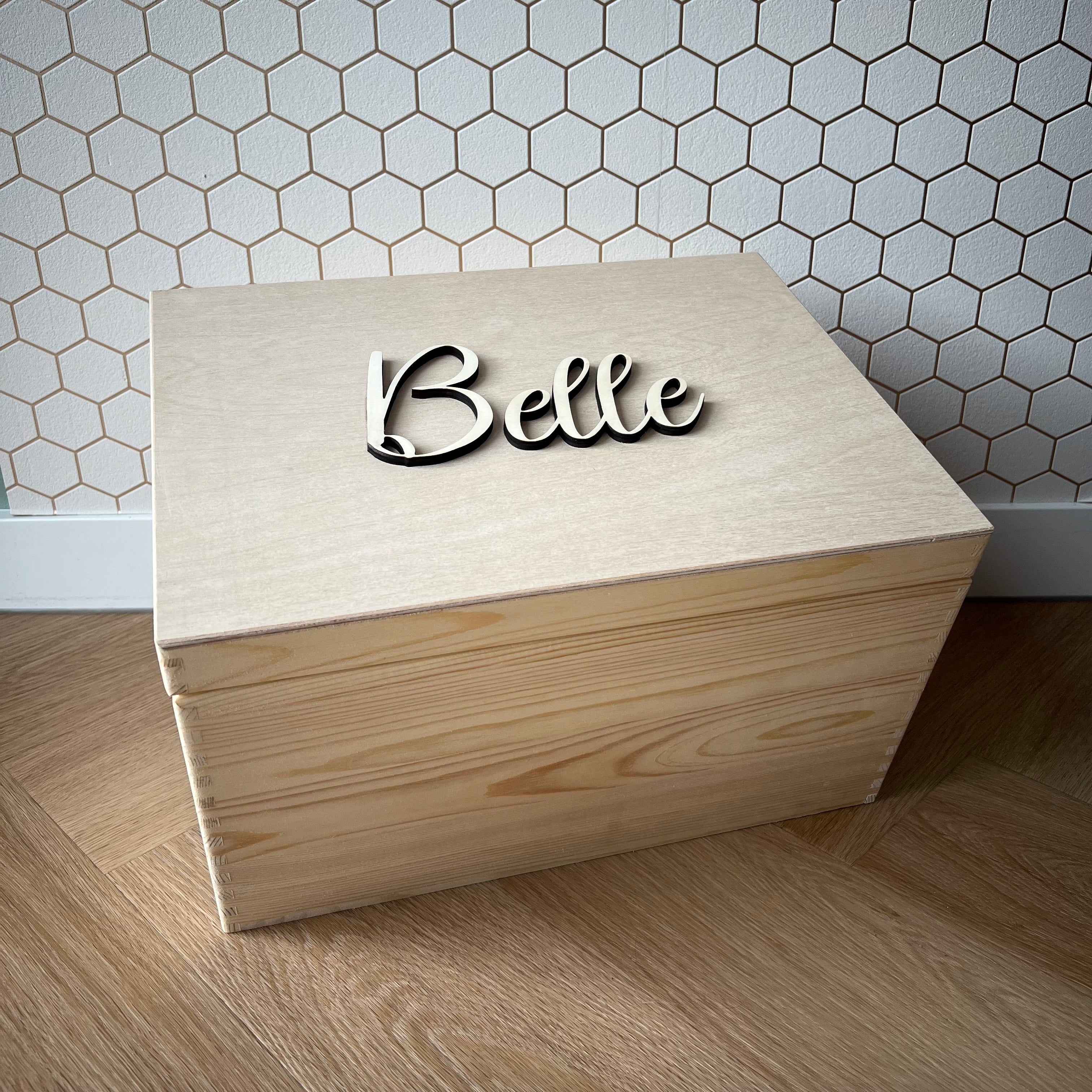 Memorybox met naam - Leuk en Mooi