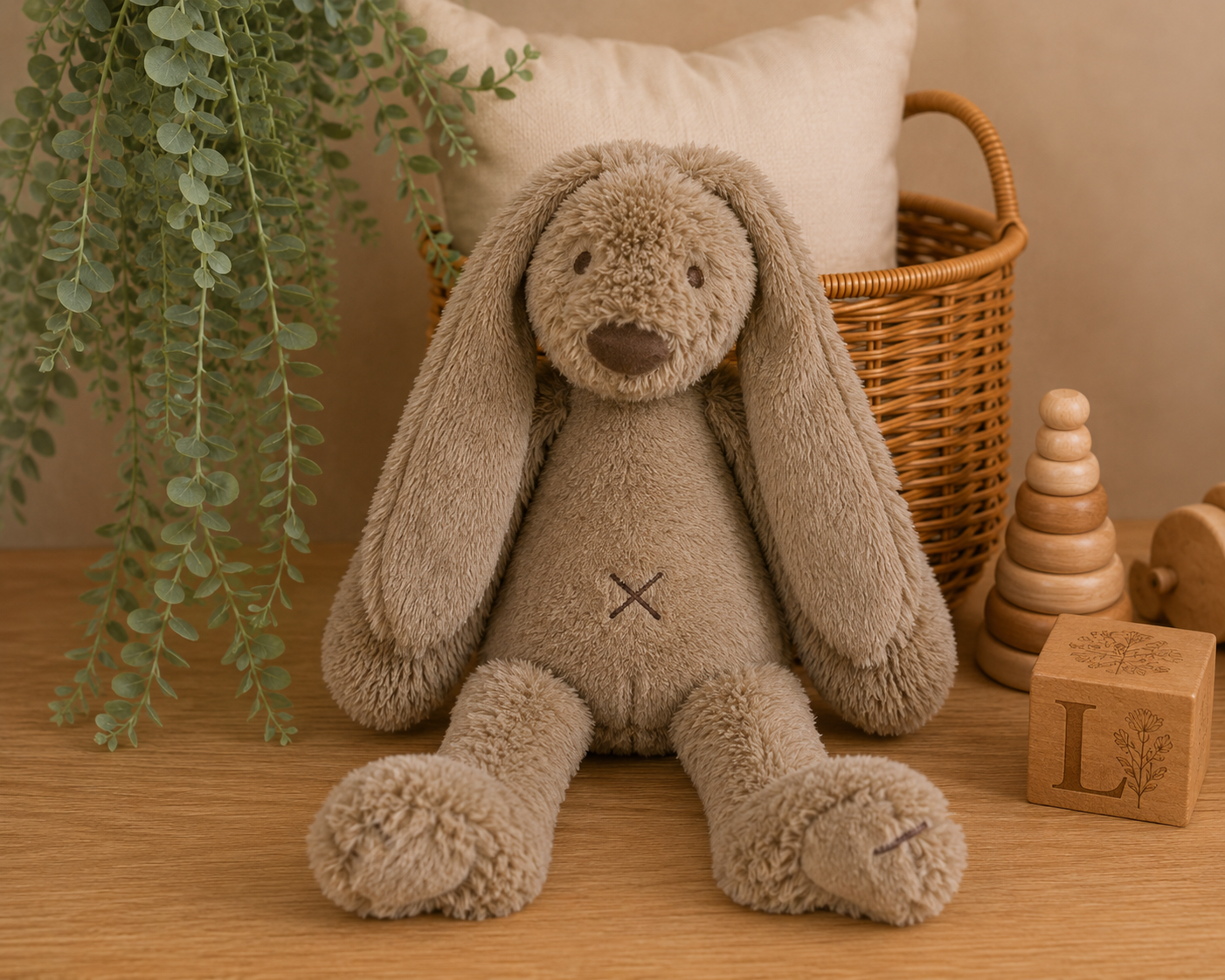 Kraamcadeau, Happy Horse, Rabbit Richie, Knuffel, Knuffel met naam