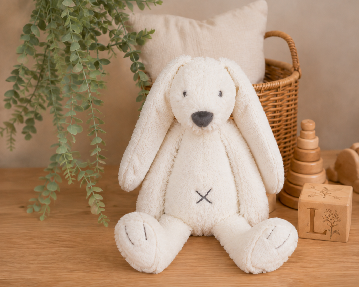 Kraamcadeau, Happy Horse, Rabbit Richie, Knuffel, Knuffel met naam