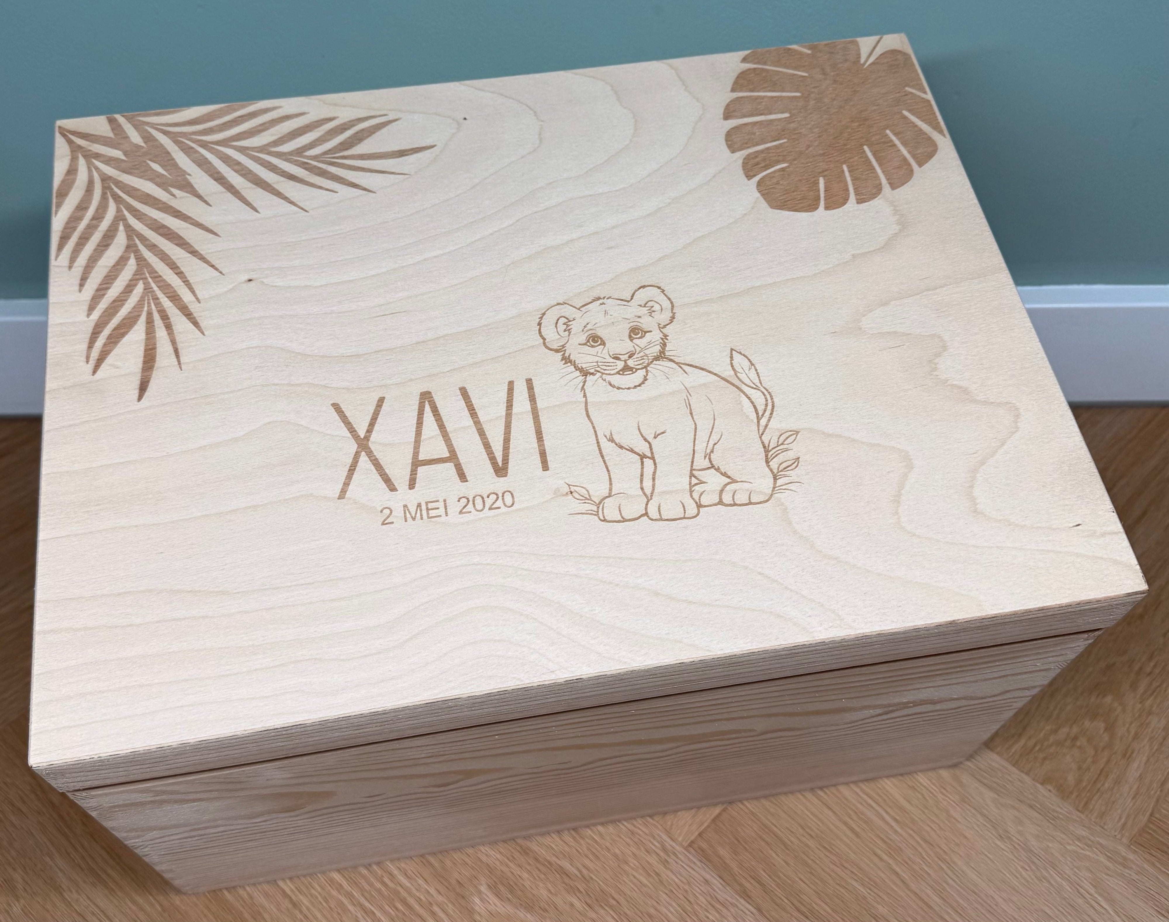 Memorybox leeuw