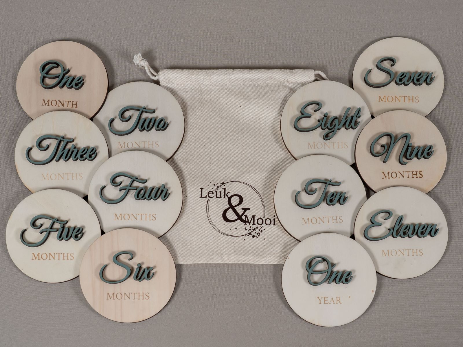 Milestone kaarten 3D - Leuk en Mooi