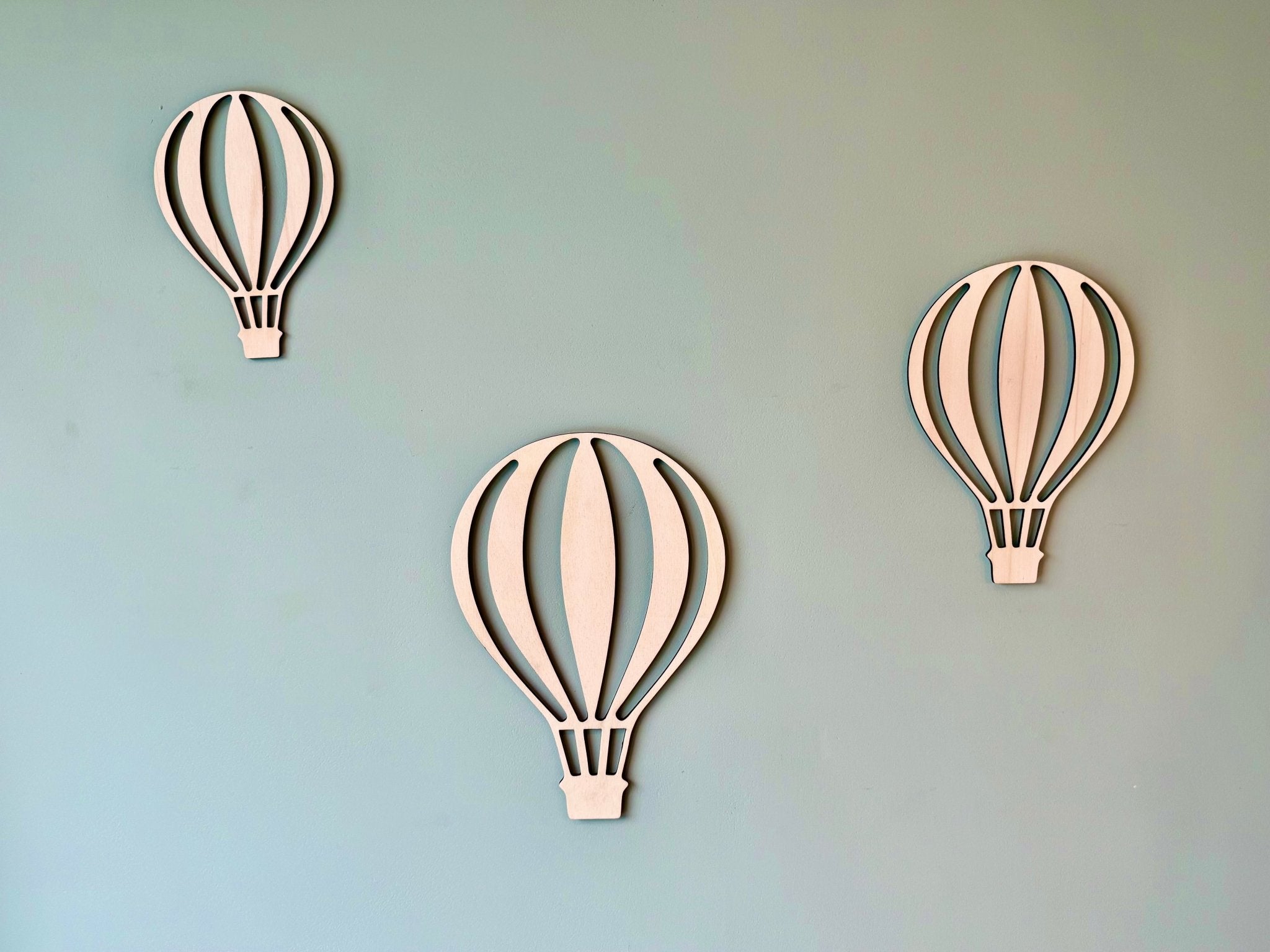 Muurdecoratie luchtballonnen - Leuk en Mooi