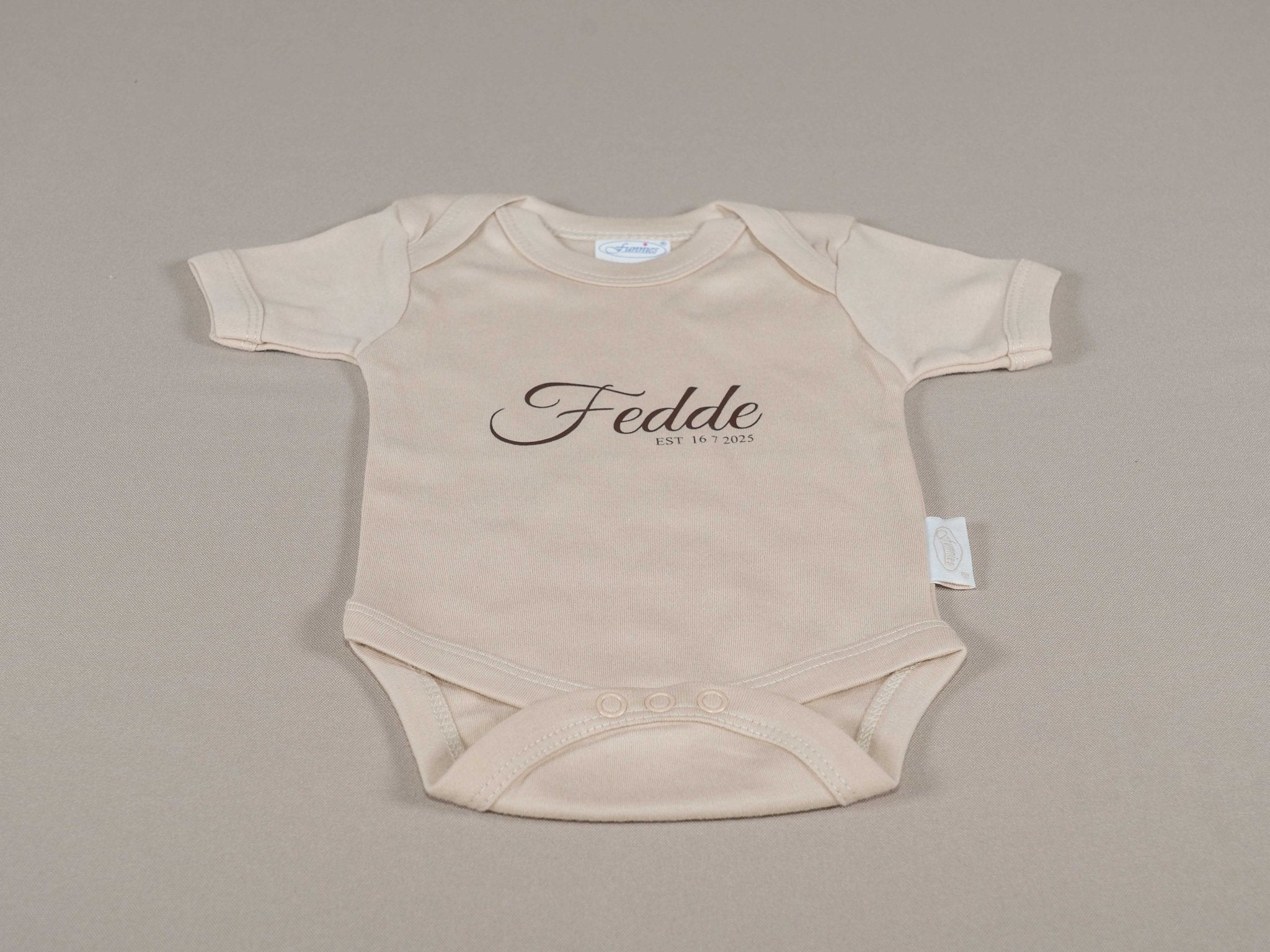 Romper met naam en datum - Leuk en Mooi