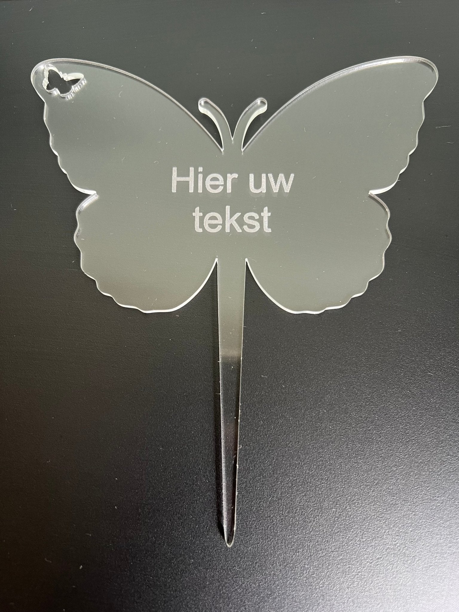 Rouwwerk steker vlinder - Leuk en Mooi