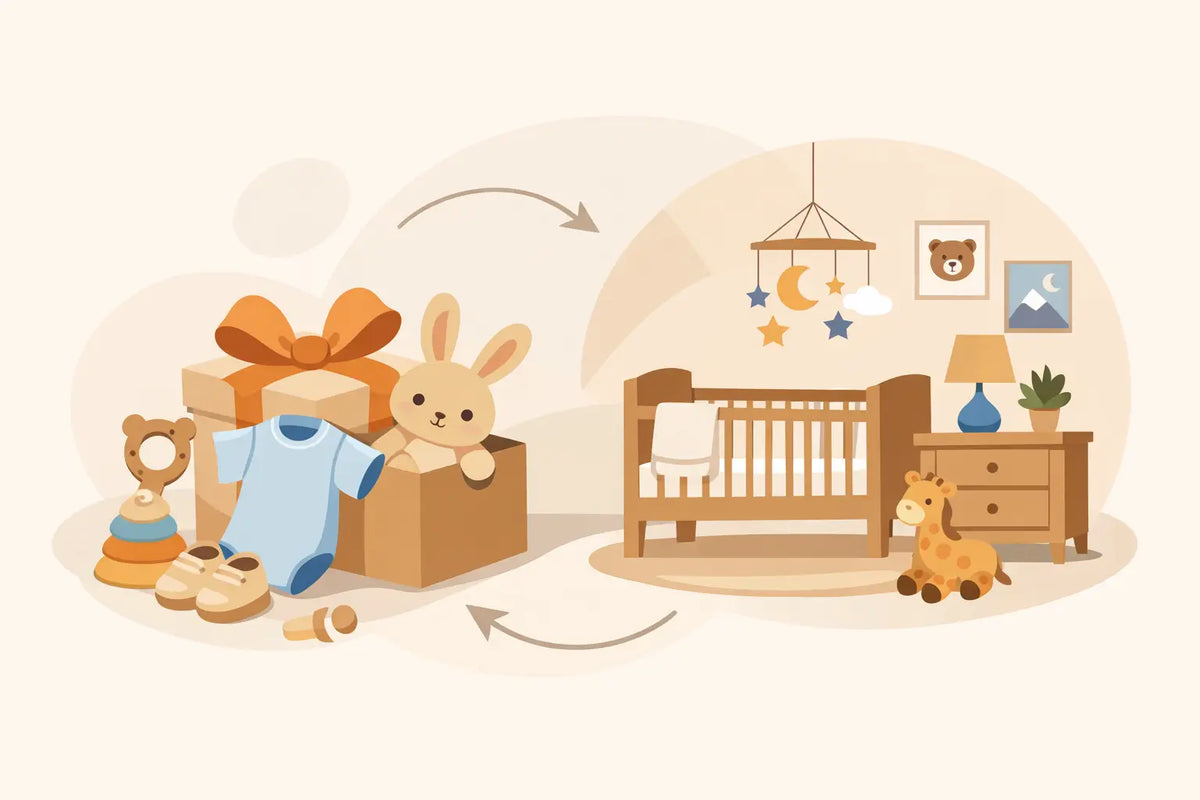Kraamcadeau babykamer combineren: 6 stappen