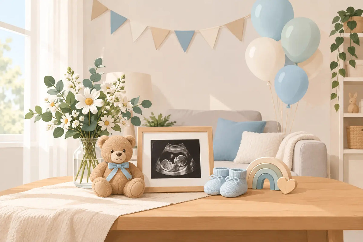 Gids voor geboorteaankondiging decoratie thuis