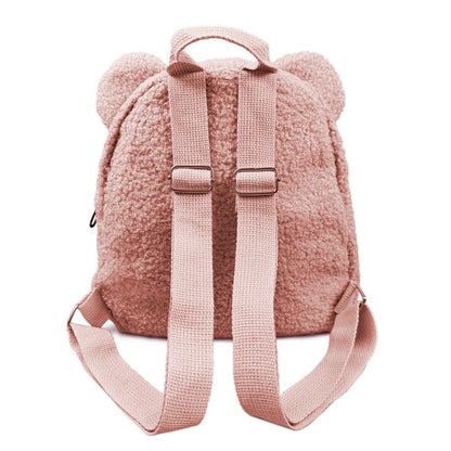 Teddy kinderrugzak roze - Met naam