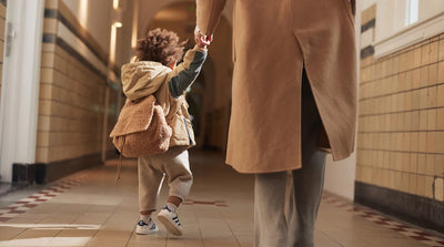 Teddy rugtas Jollein Biscuit | Met naam