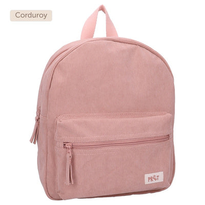 Roze rib rugtas | Met naam