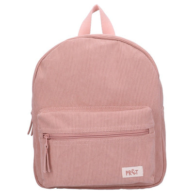 Roze rib rugtas | Met naam