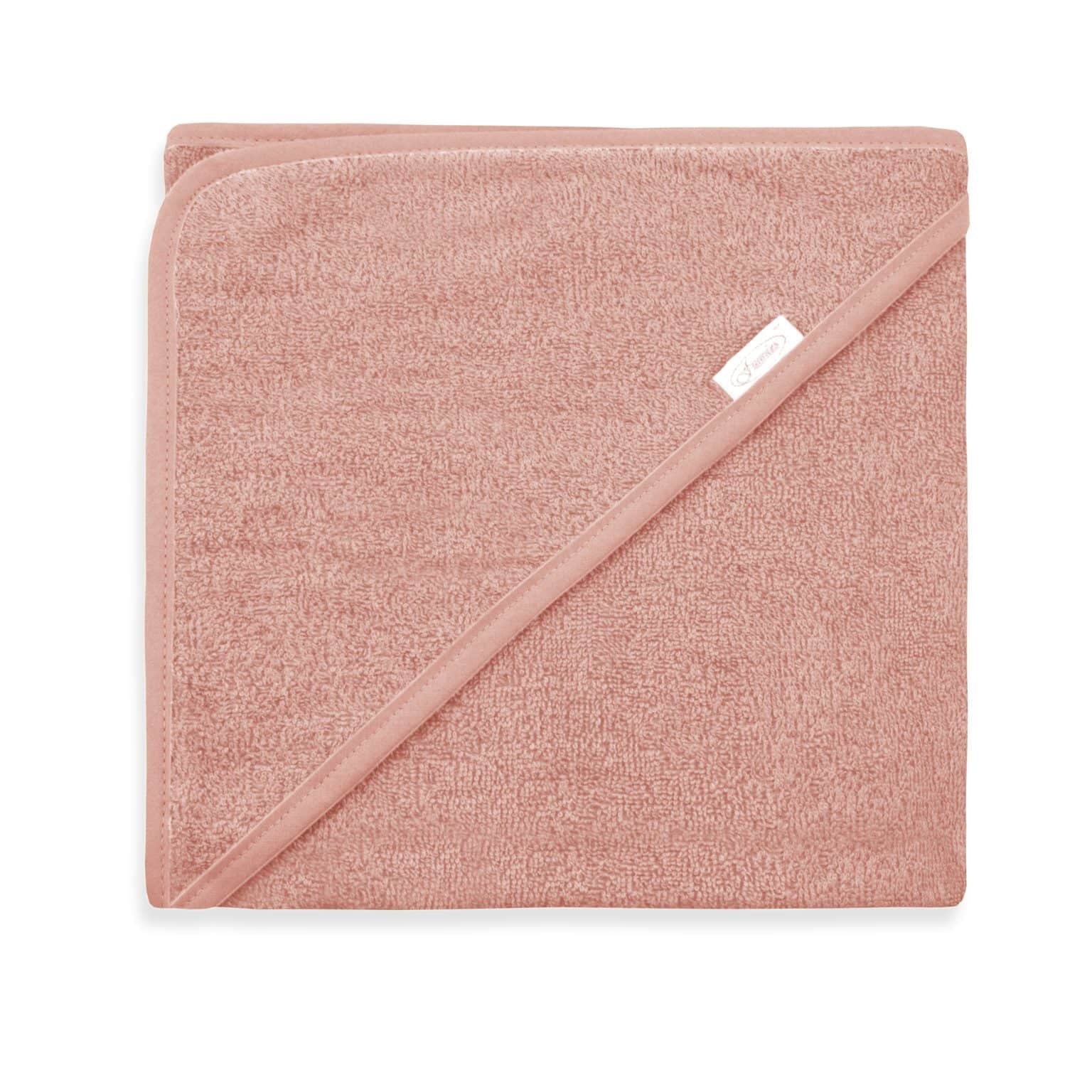 Badcape oud roze | met naam