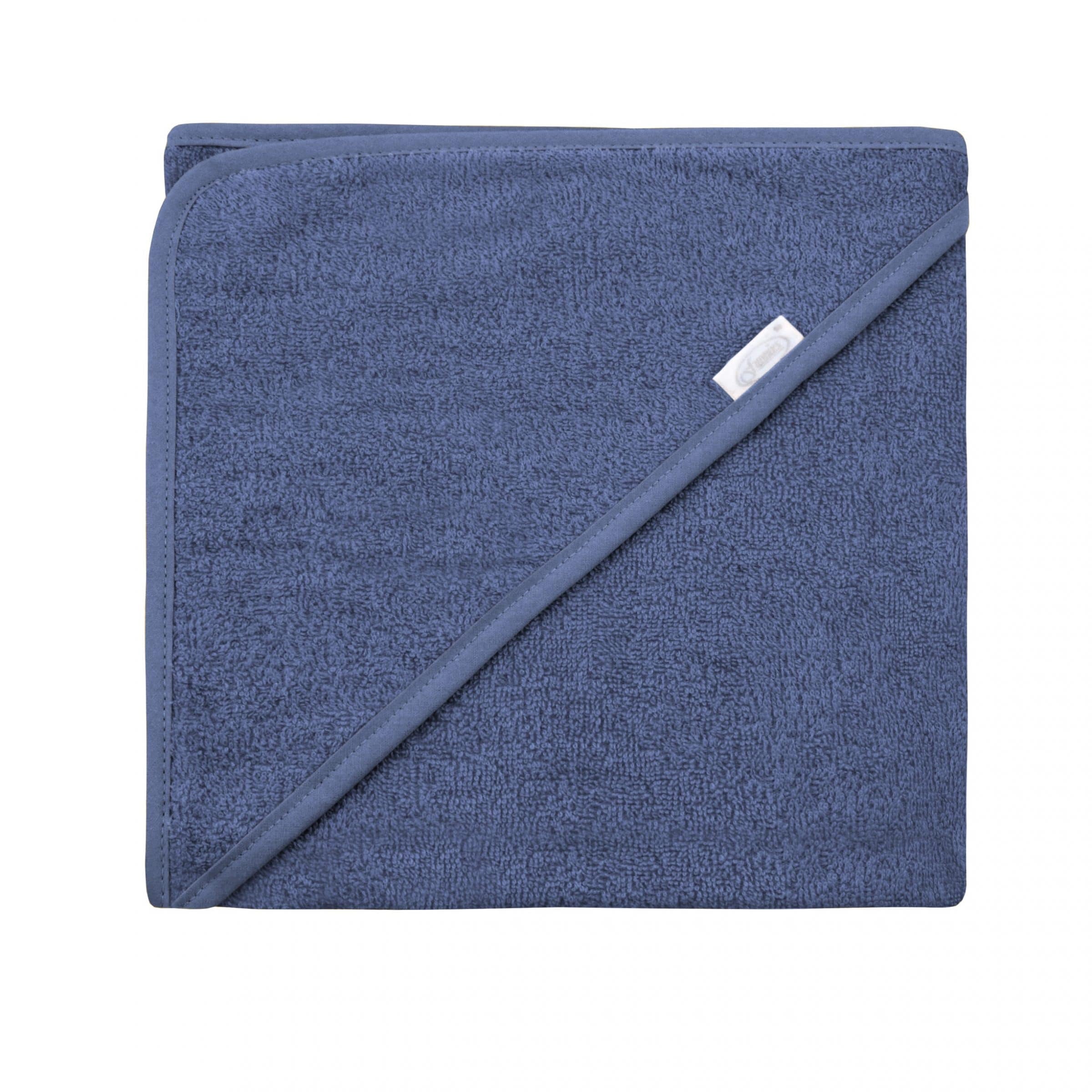 Badcape blauw | met naam
