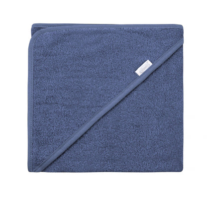Badcape blauw | met naam