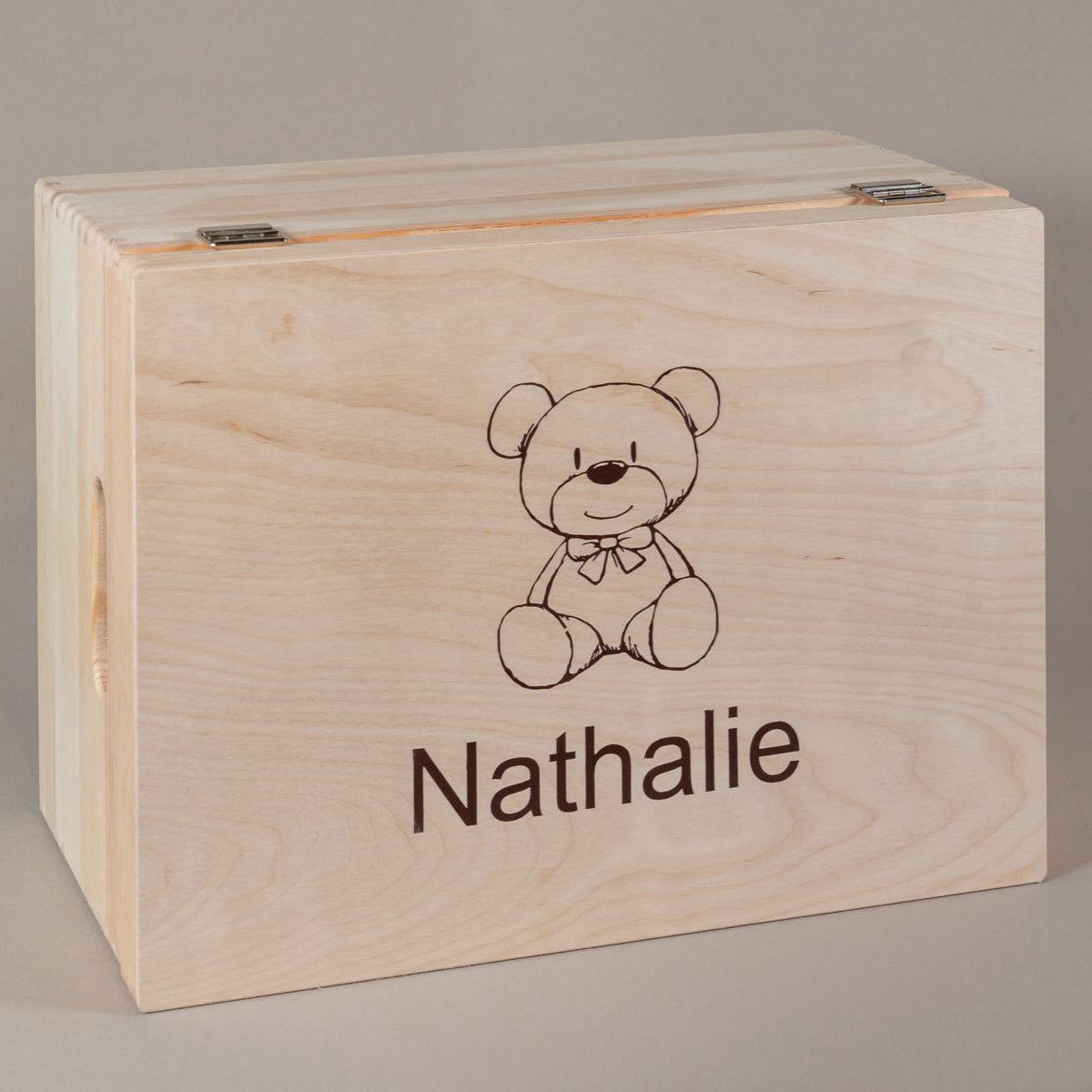 Memorybox, beertje, schattig, lief, met naam, kraamcadeau