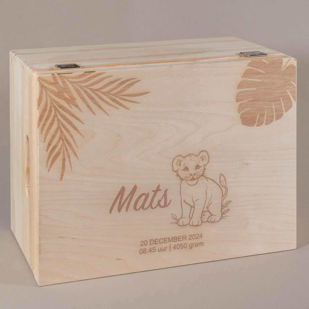 Memorybox met naam, dieren, Gepersonaliseerd, 