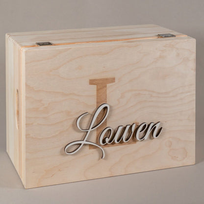 Memorybox met naam, kraamcadeau, Gepersonaliseerd, leuk