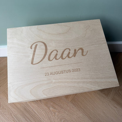 Memorybox met naam 6