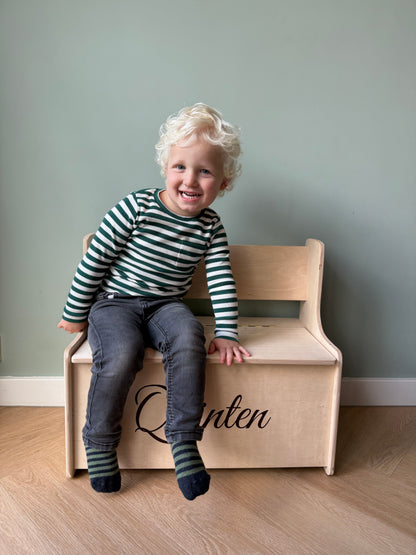 Speelgoedbank, Opberkist, Opbergbankje