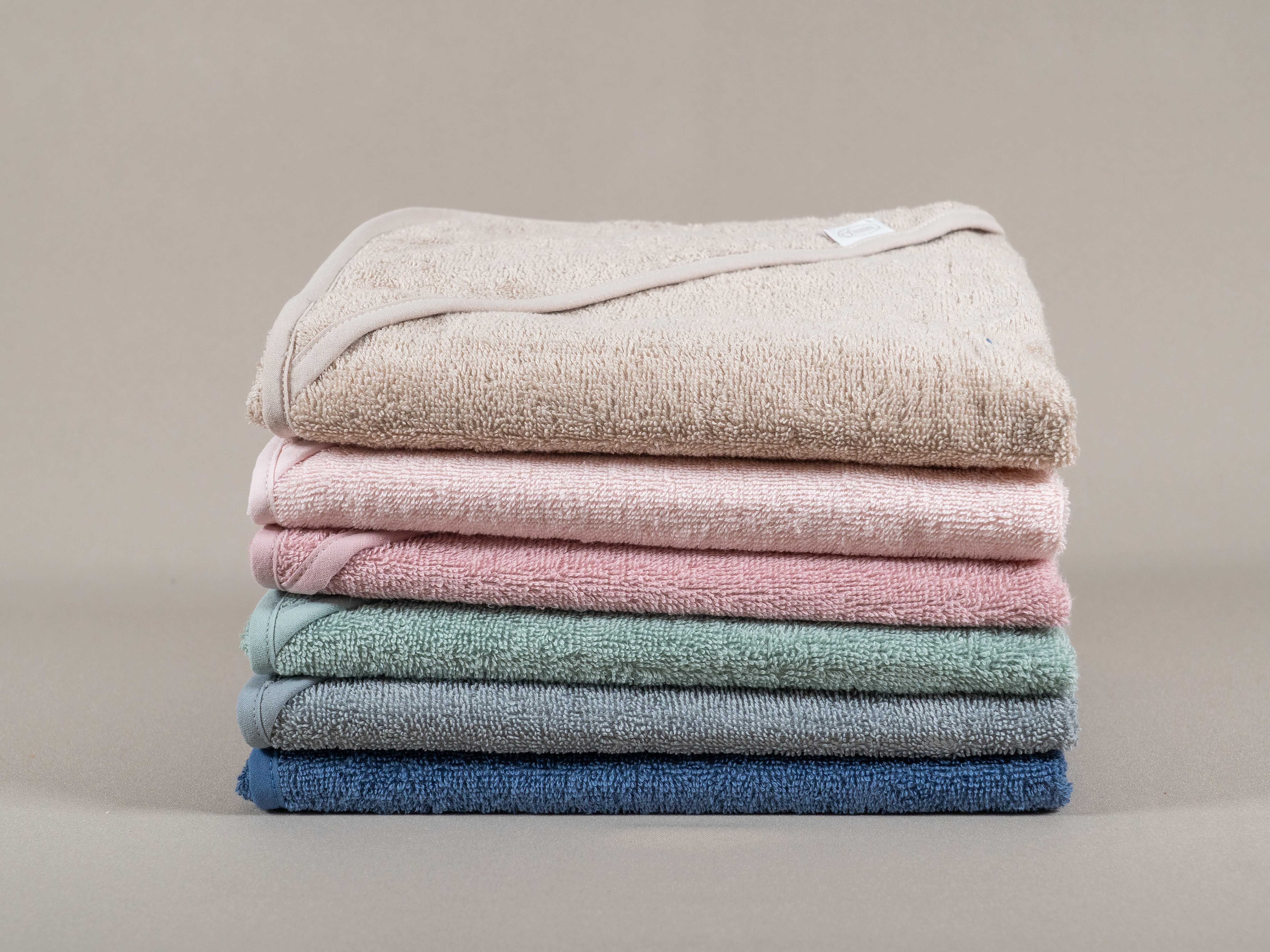 Badcape Beige | met naam