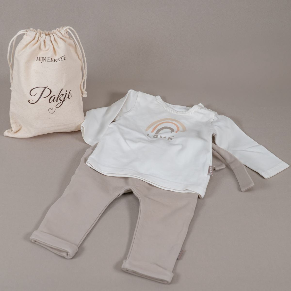 Bewaarzakje Eerste pakje - Leuk en Mooi