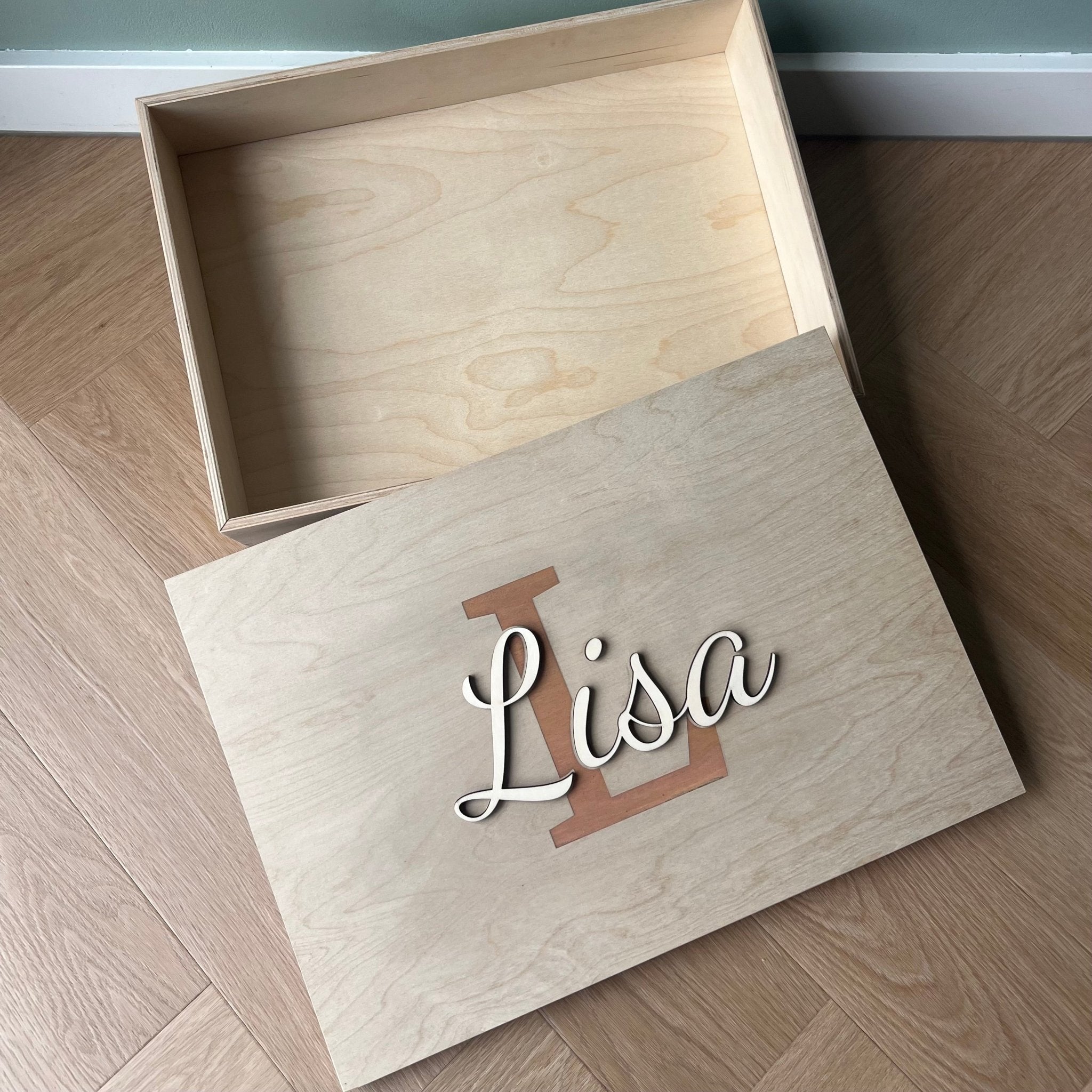 Knutsel/tekenkist met naam in 3D - Leuk en Mooi