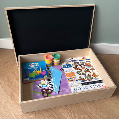 Knutsel/tekenkist met naam in 3D - Leuk en Mooi