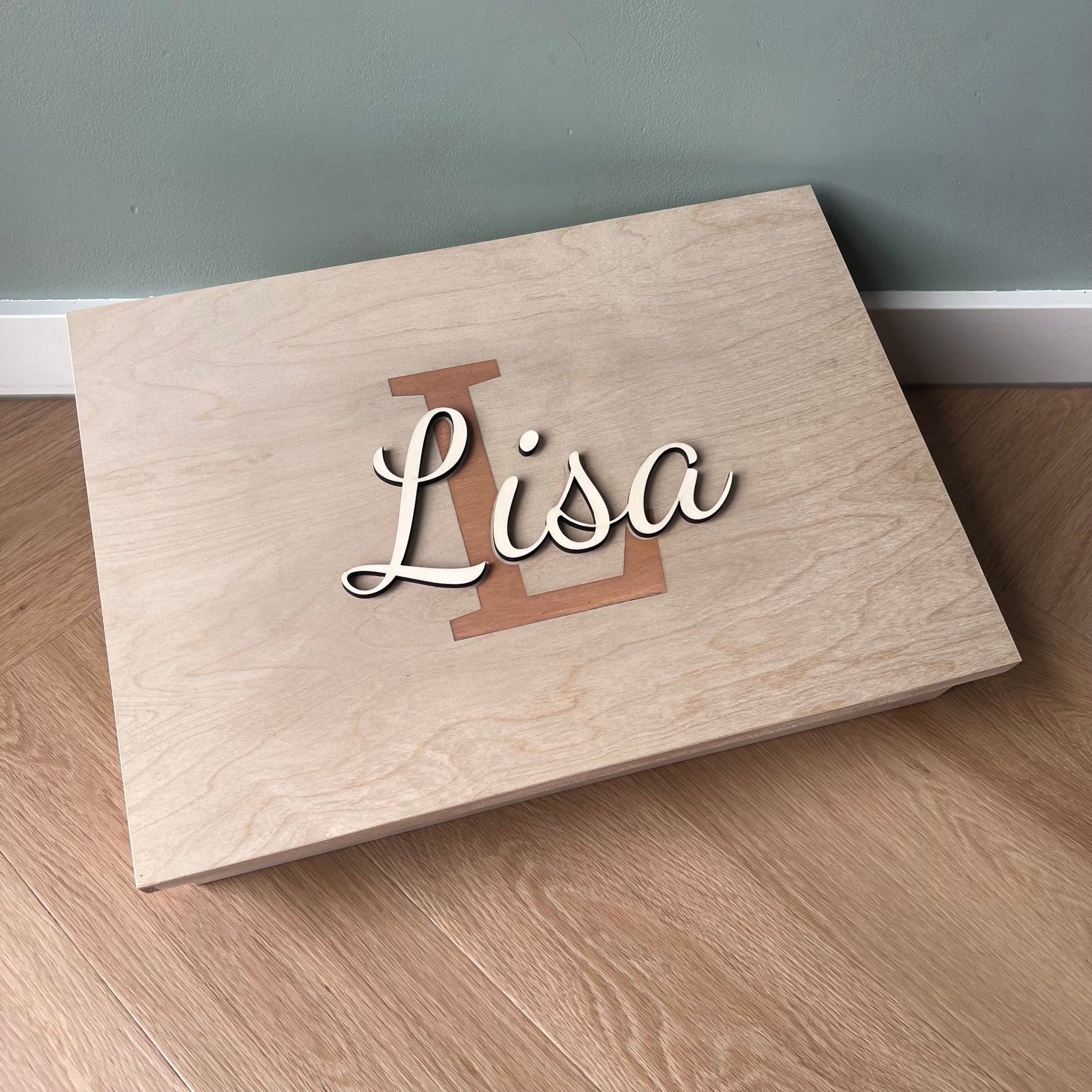 Knutsel/tekenkist met naam in 3D - Leuk en Mooi