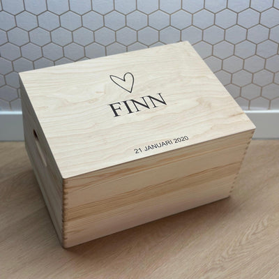 Memory box hartje - Leuk en Mooi