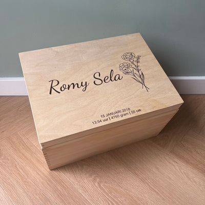 Memorybox geboortebloem - Leuk en Mooi