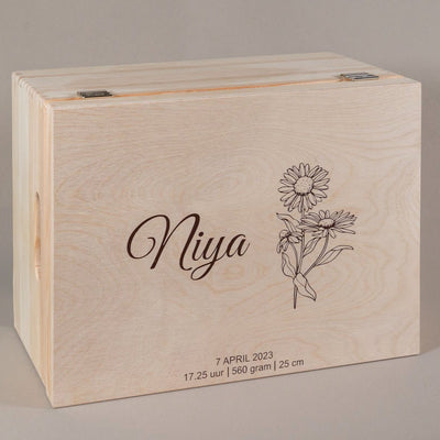 Memorybox geboortebloem - Leuk en Mooi