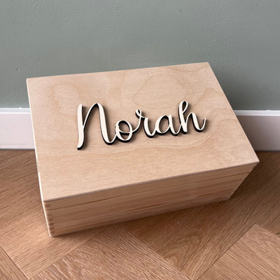 Memorybox met naam - Leuk en Mooi