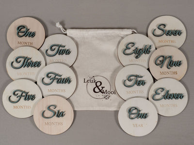 Milestone kaarten 3D - Leuk en Mooi