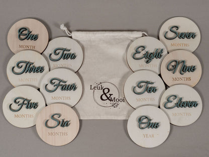 Milestone kaarten 3D - Leuk en Mooi