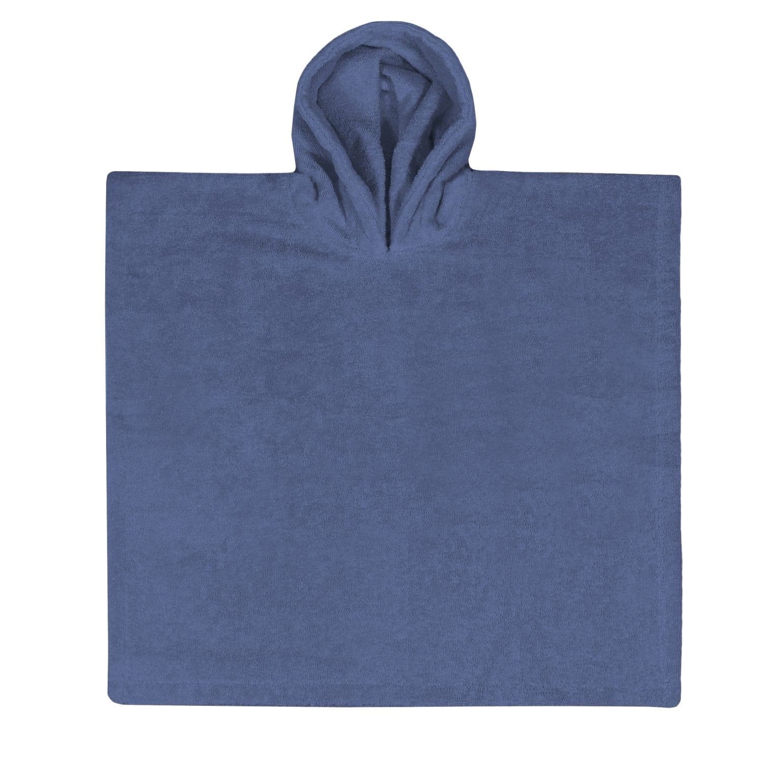 Poncho blauw | Met naam - Leuk en Mooi