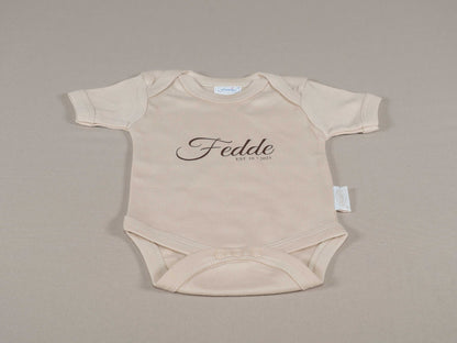 Romper met naam en datum - Leuk en Mooi