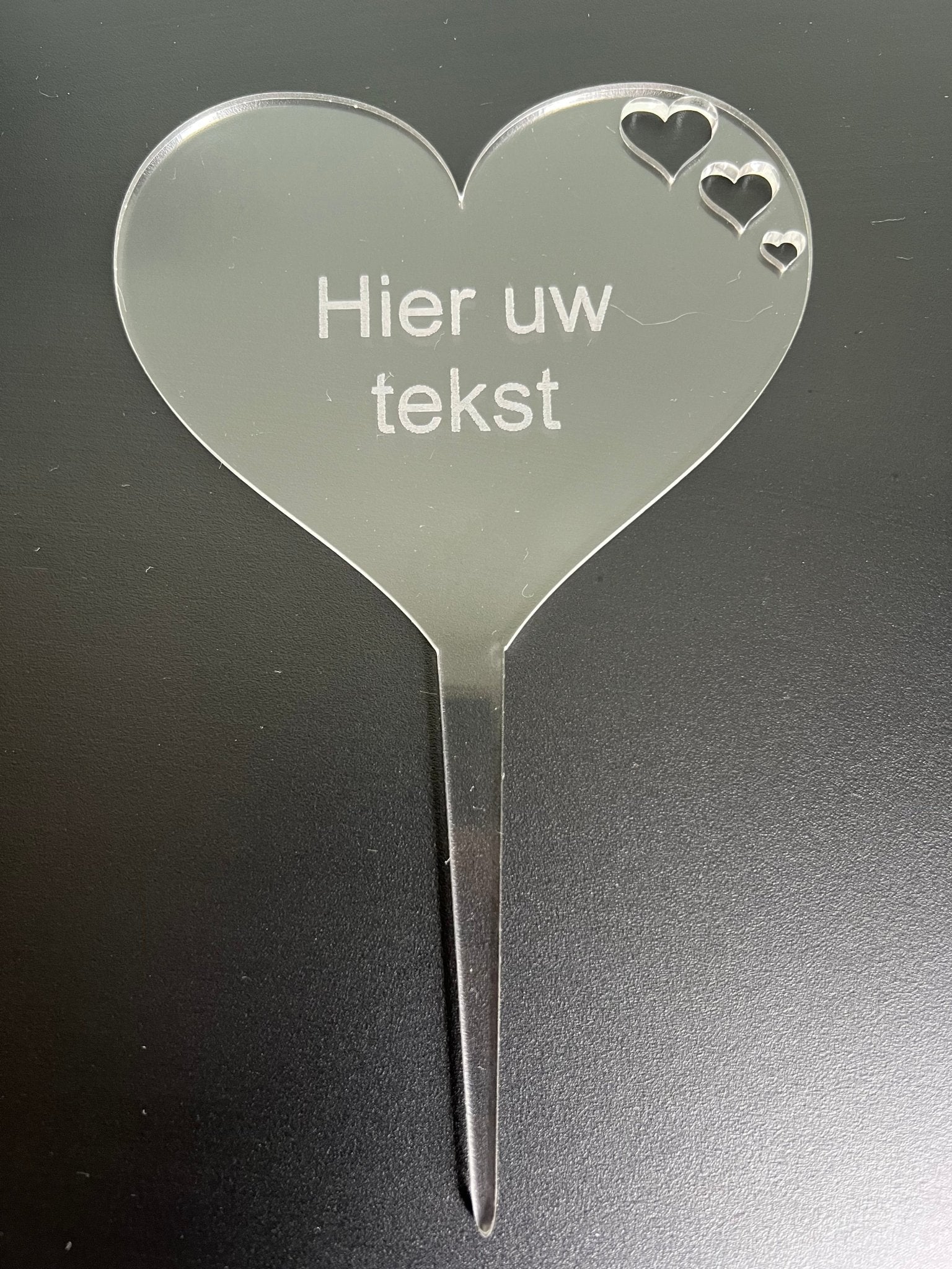 Rouwwerk steker hart - Leuk en Mooi