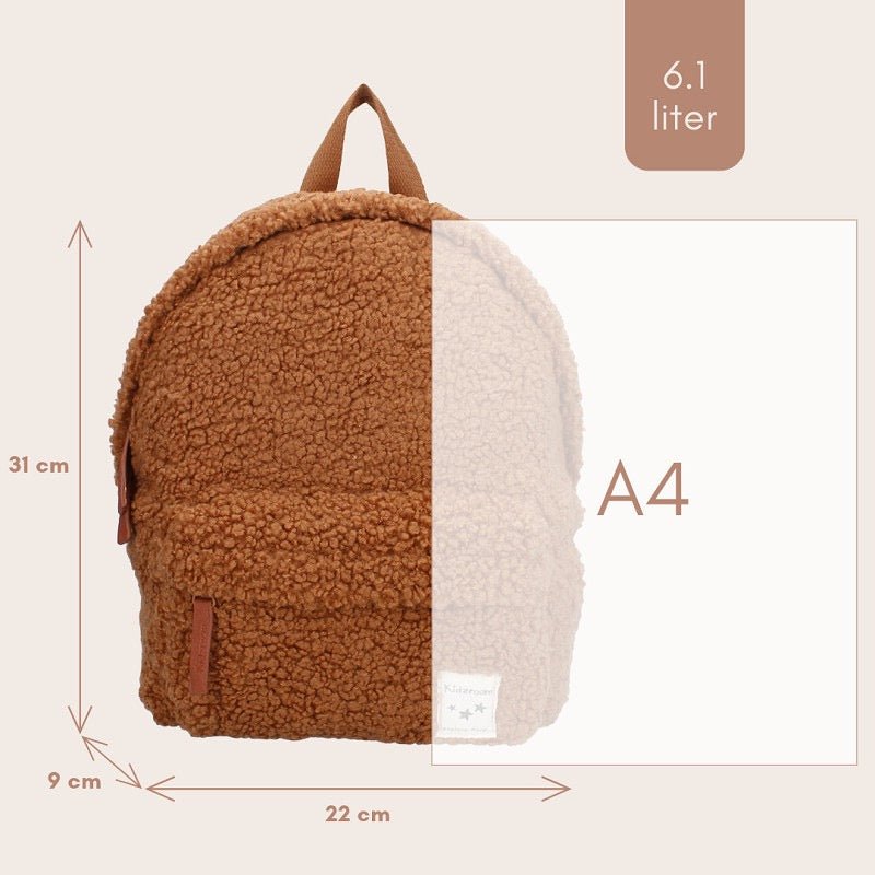 Rugtas teddy bruin | Met naam - Leuk en Mooi