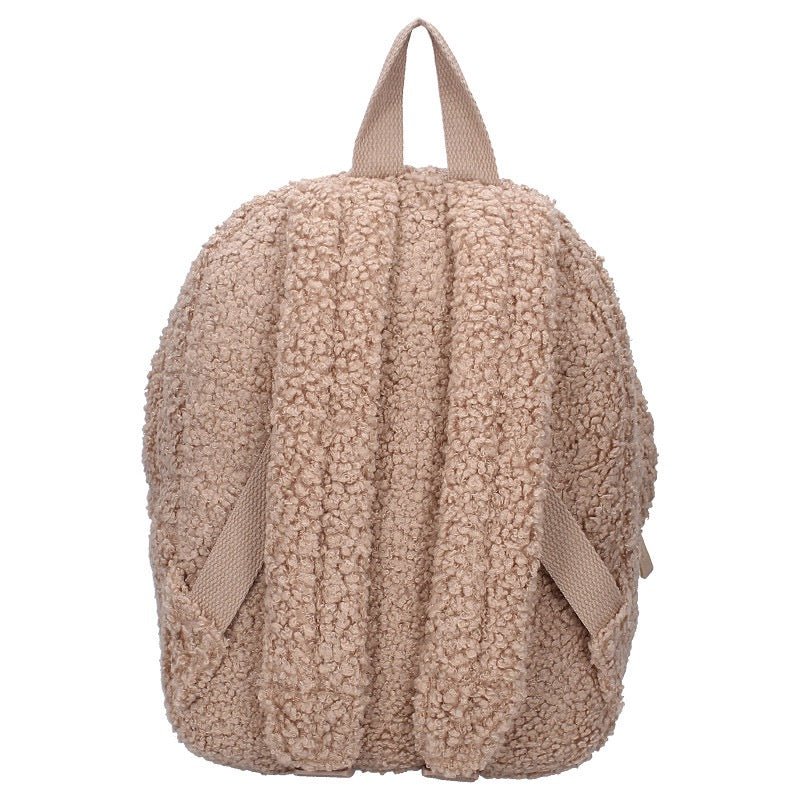 Rugtas teddy zand | Met naam - Leuk en Mooi